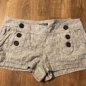 Grey Linen shorts